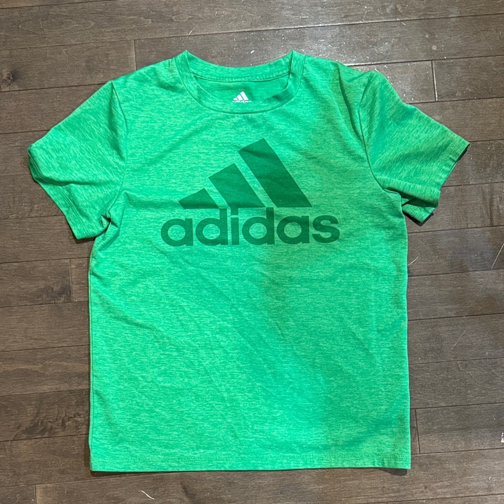 Adidas Kids Vibrant Green Tee